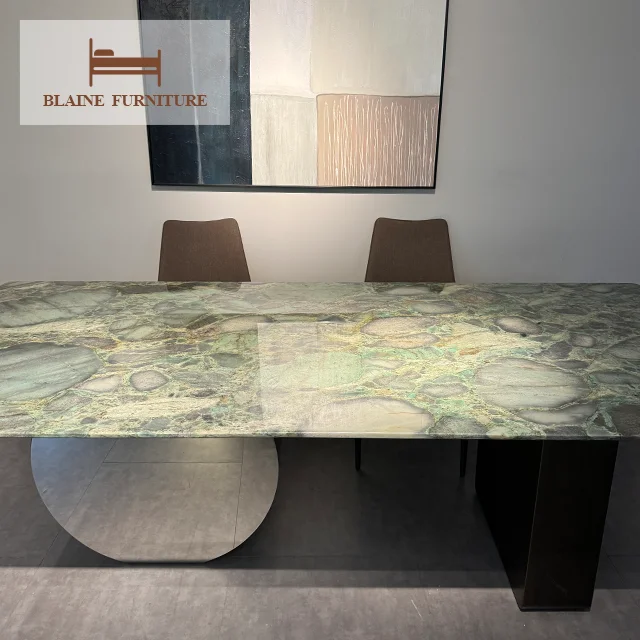 Marble Luxury Round Dining Table Set 12 Seater Dinning Table Set Dining Room Furniture Luxury Dining Table Set