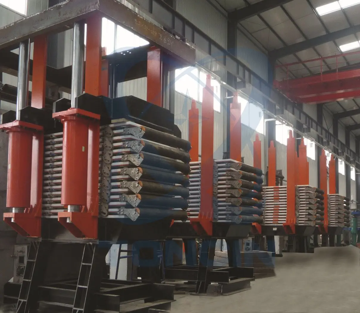 Toncin vertical filter press plate and frame tower filter press  filter 1-270