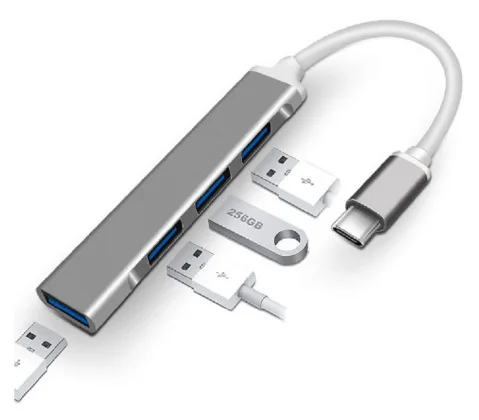 USB C HUB 3.0 Type C 3.1 4 Port Multi Splitter Adapter OTG For PC Computer Accessories