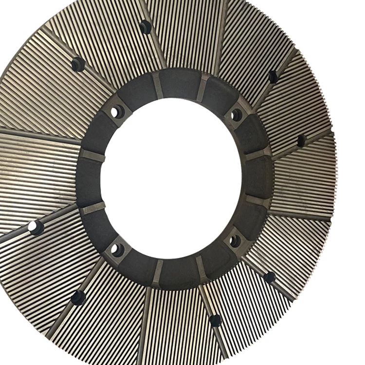 grinded discs high performance refiner segment for paper mill