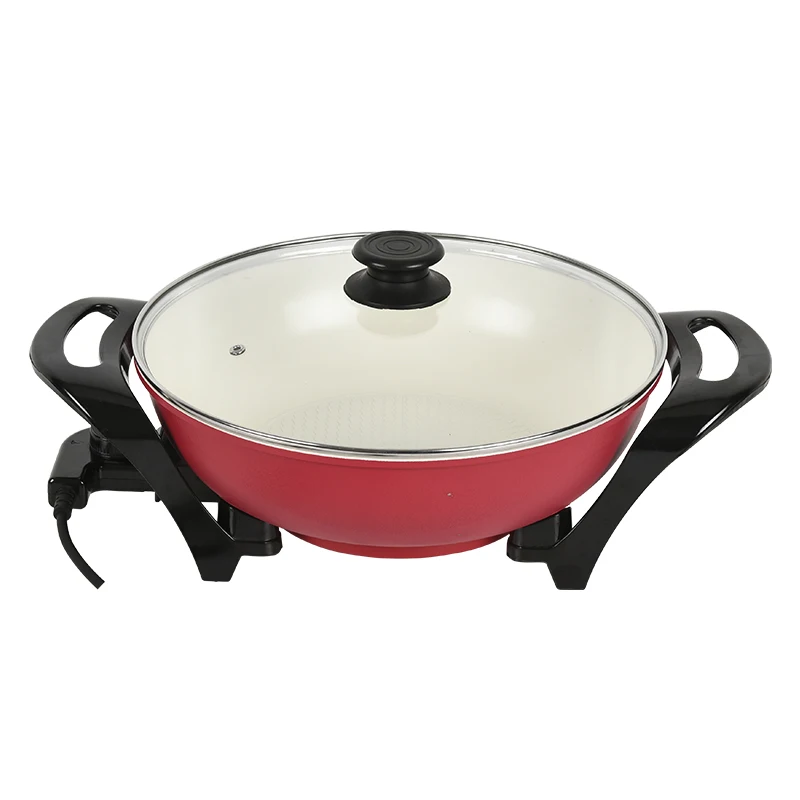 high quality multifunction electric skillet portable electric fry pan wok