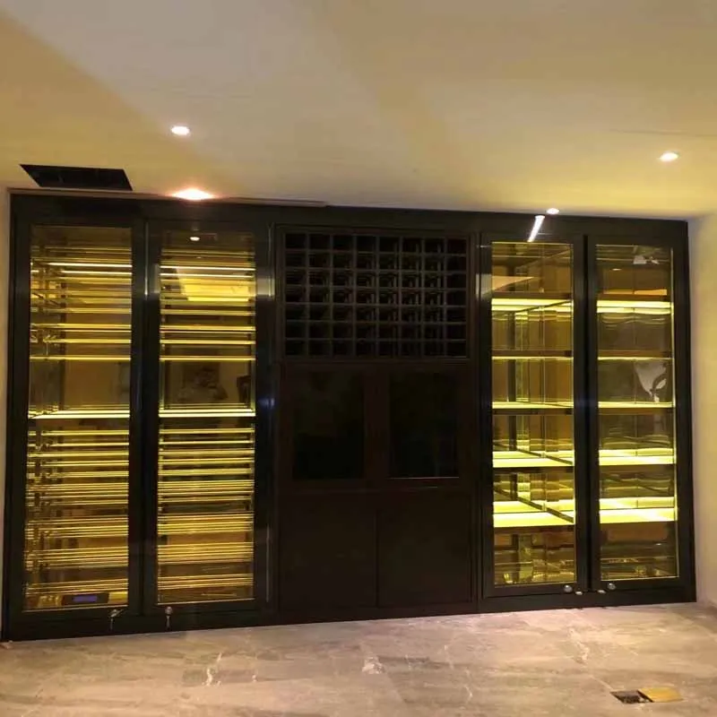 Многослойная Нержавеющая Сталь Роскошный винный шкаф