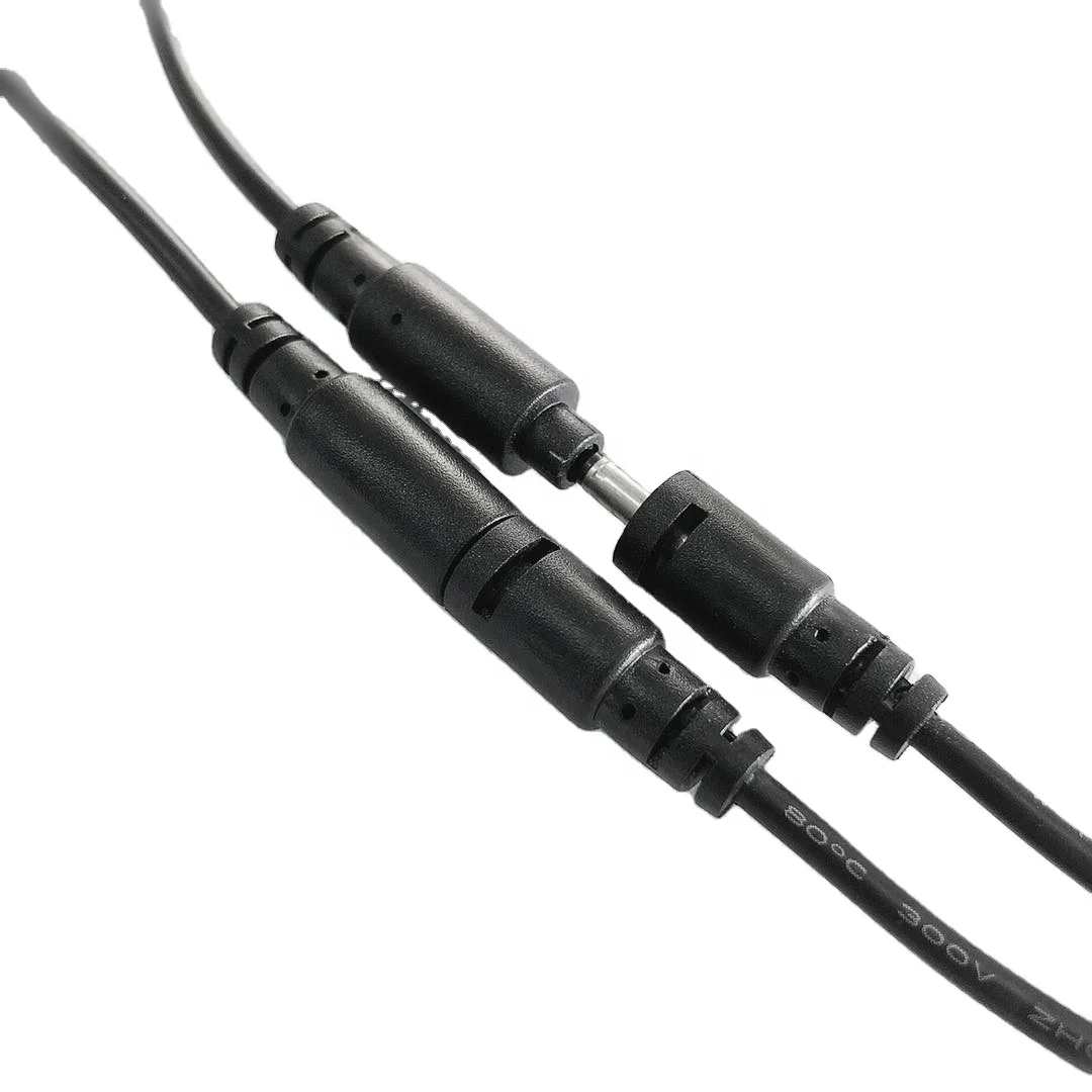 3.5*1.35 5.5*2.1 male female jack Quick lock panel light power dc 5.5 2.1 connector