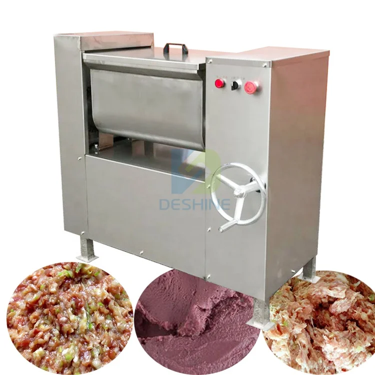 200L 300L 500L Double Shafts Heavy Duty Commercial meat blenders Machine Electric Sausage Meat Mixer