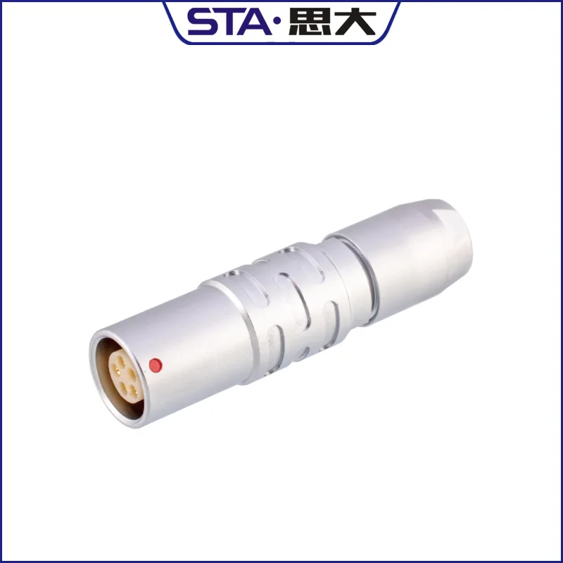 Watertight or Vacuumtight 2B Series Push Pull Self Locking Connectors K3 Female PCB Solder Screw Type Sockets HGG.2B.319.CLLPV