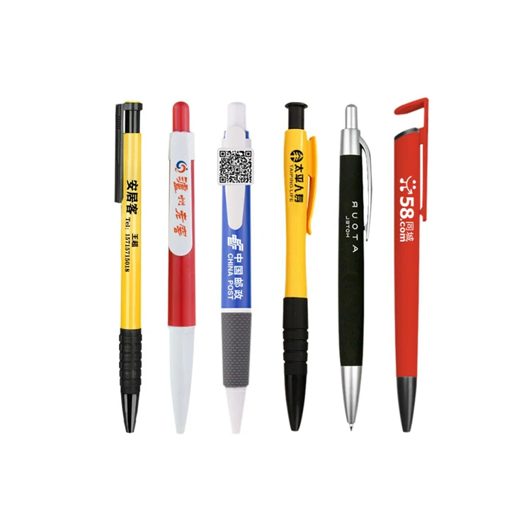 Custom Design Smooth Ballpoint Needle Tip Pens Retractable Mini Slim Ballpoint Pen