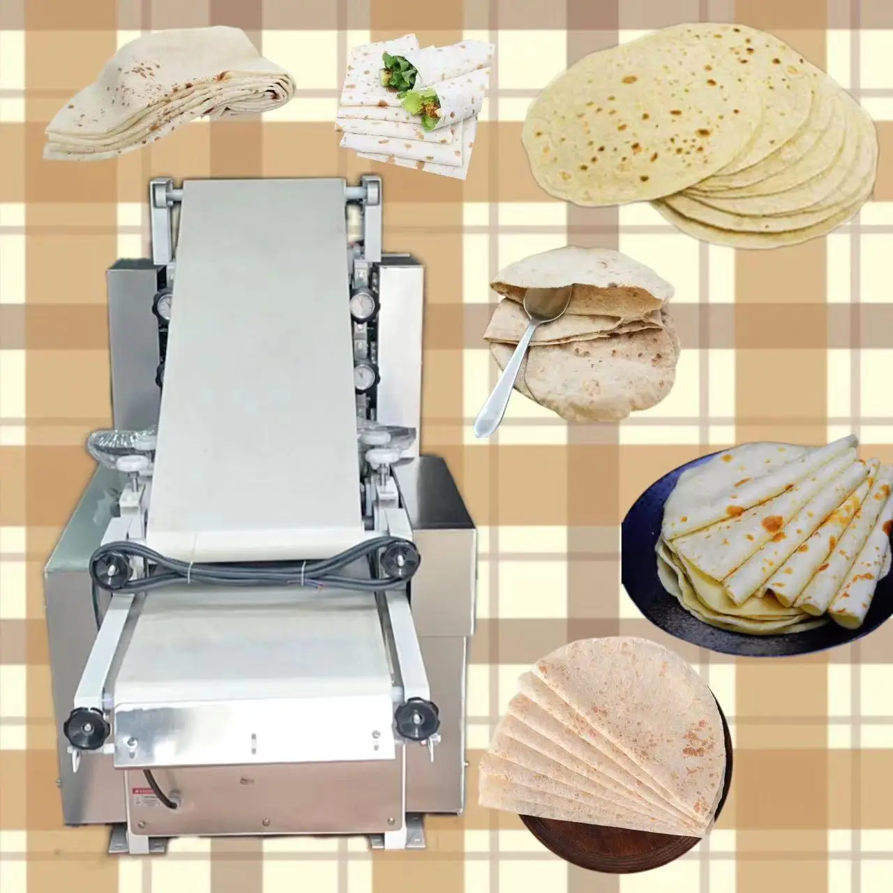 Taiwan Automatic Roti Making Machine - High-Quality Indian Style Roti Maker for Effortless Cooking