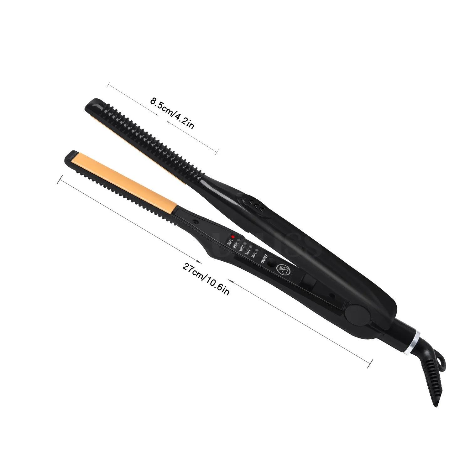 Professional Ceramic Heating Flat Iron For Thin Hair Short Hair Styling Adjustable Hair straightener