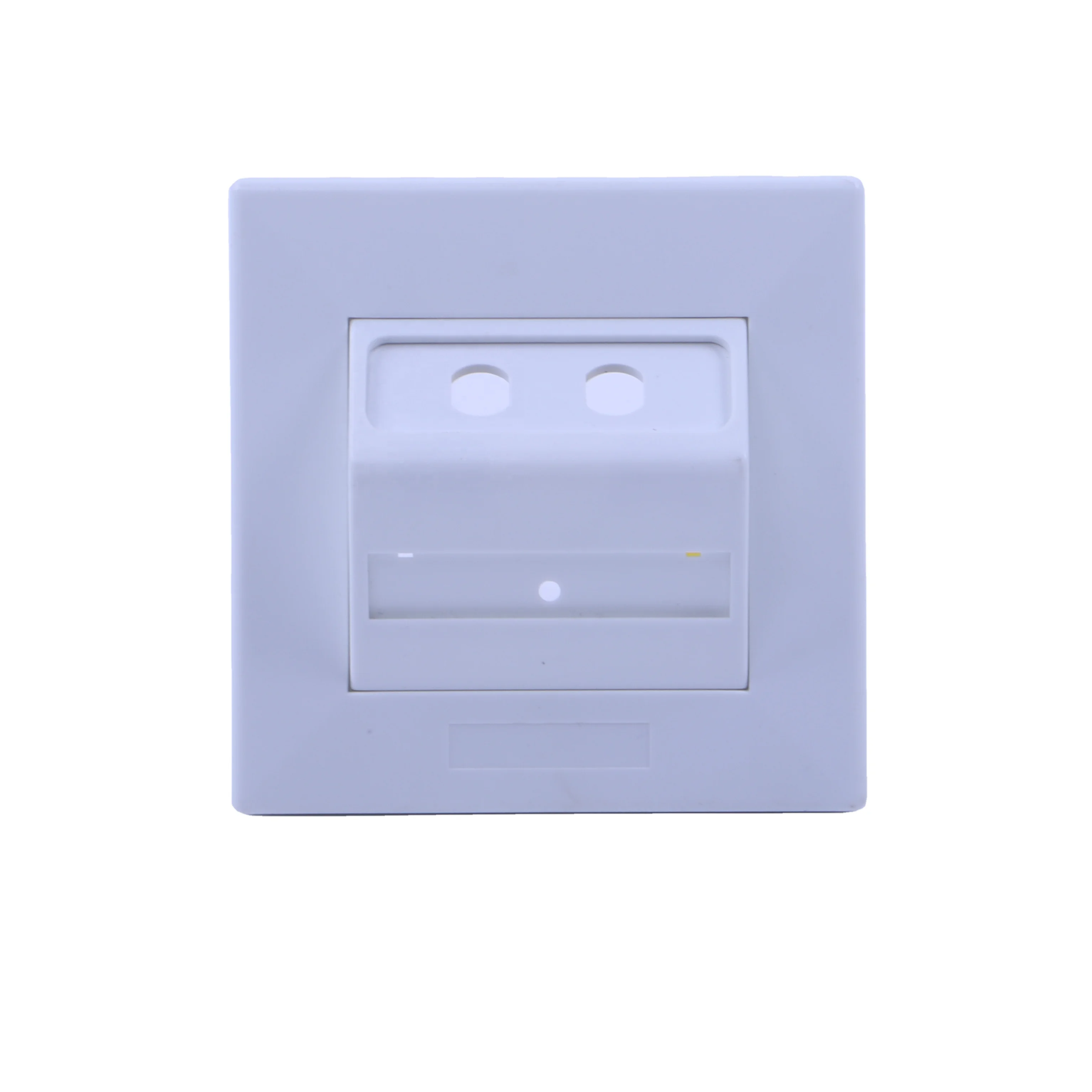 keystone cat6 faceplate rj45 rj11 cable switch wall plate Face plate 2 port faceplate keystone jack cat6 telecom parts