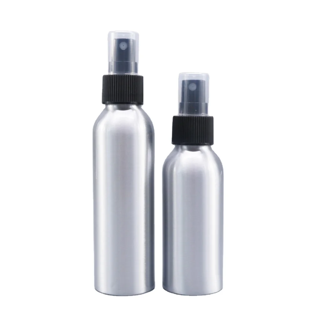 custom recycled food grade aluminum perfume shampoo bottle cosmetic powder shaker packaging wholesale