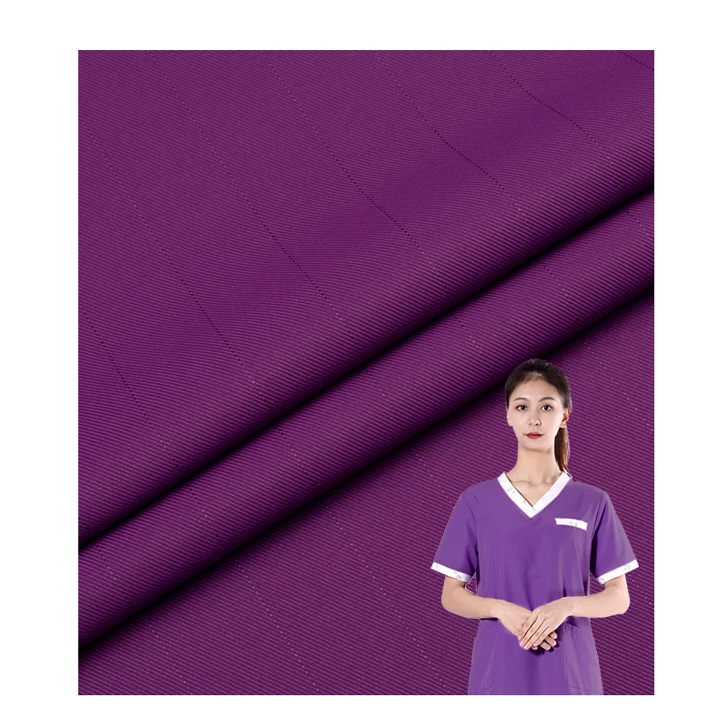 medical 65% poly 35% cotton hospital nurses uniform fabric for scrubs  new medical material uniform fabric