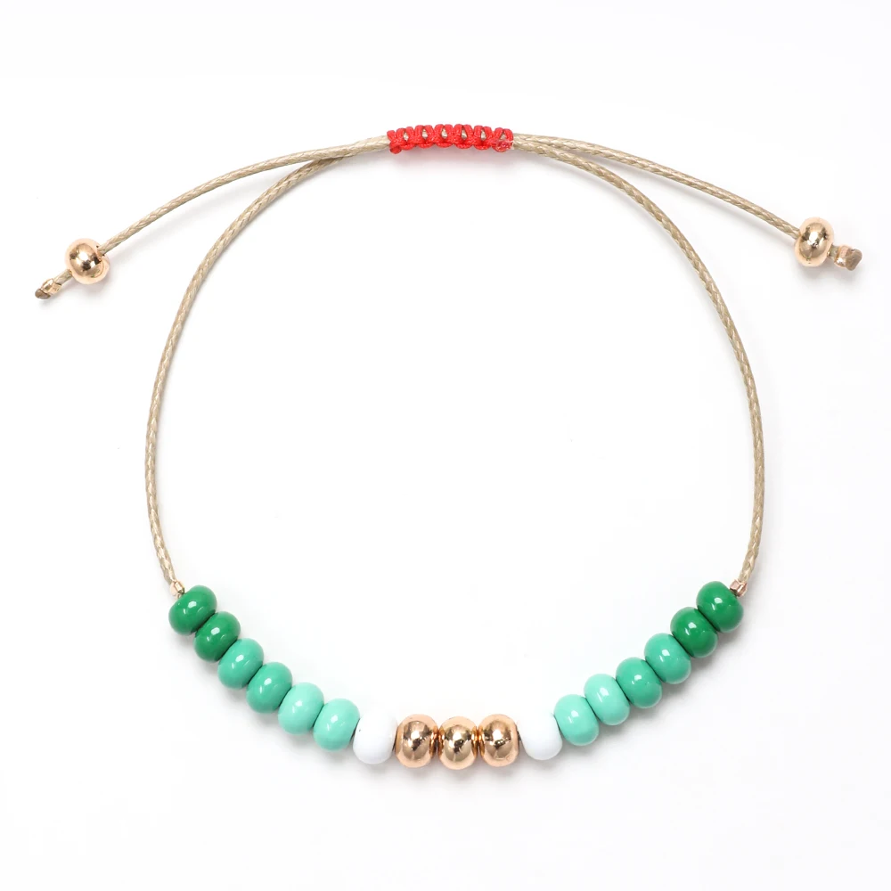 3MM Enamel Y2K Beads Girls Teens Kids Children Colorful Candy Color Beaded Bracelet Women