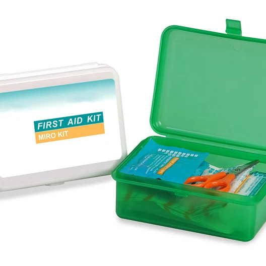 Factory hotel station medical emergency trauma sick 25 person first aid kit box