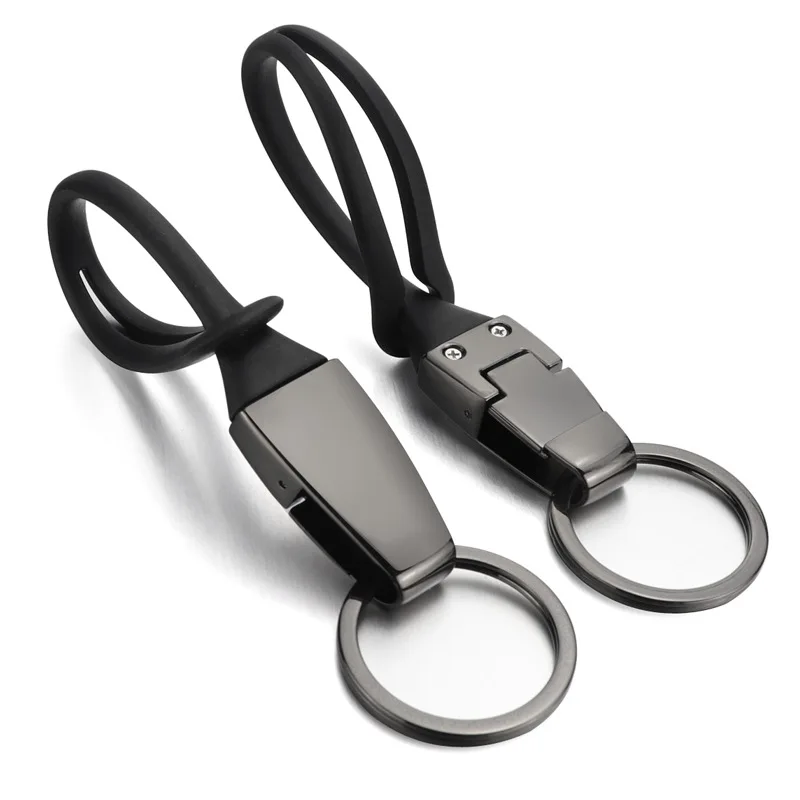Danish black titanium car keychain creative keychain 1st and 2nd generation car keychains