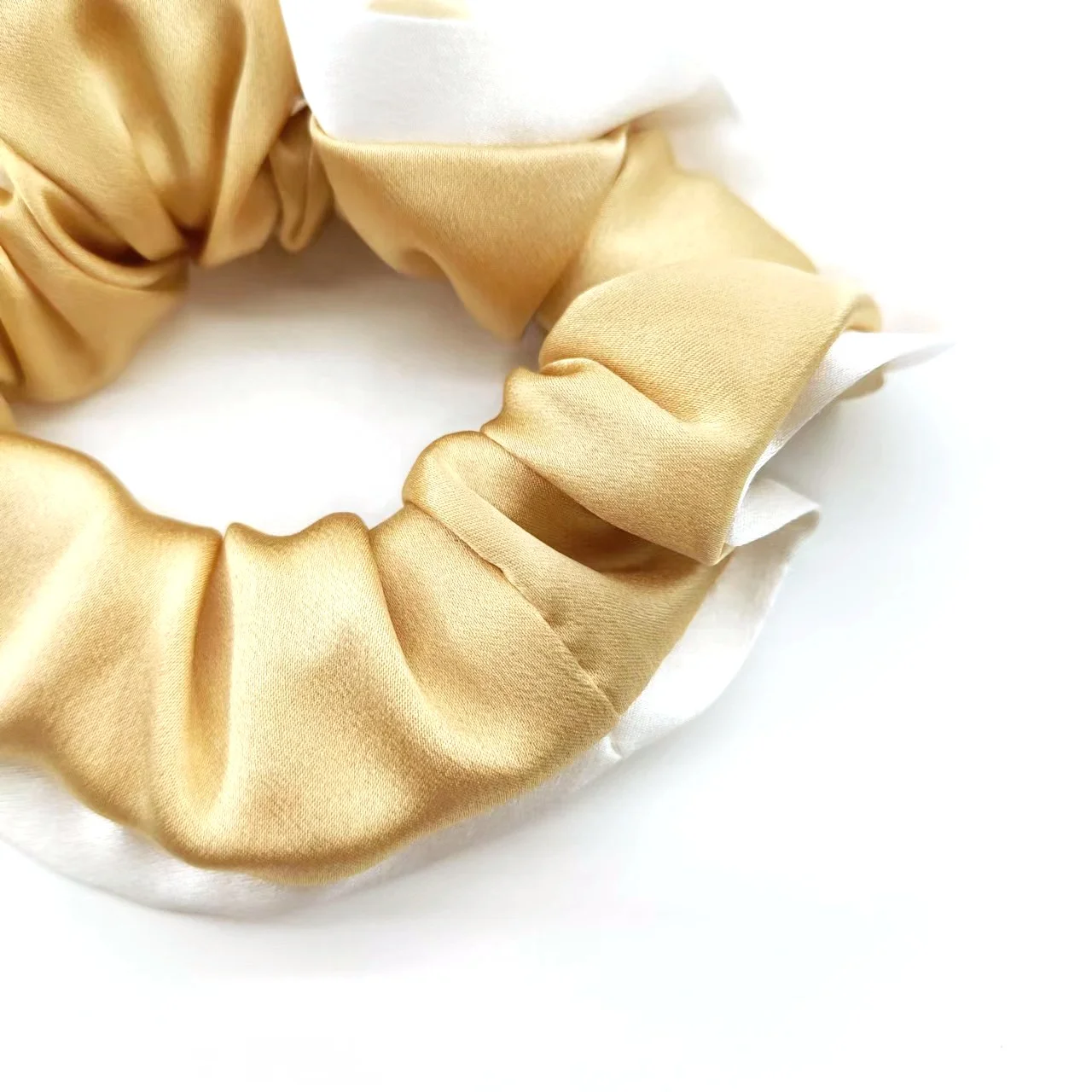 Customization Size 6a Silk Hair Elastics Bands Scrunchy 19mm 100% Silk Scrunchies