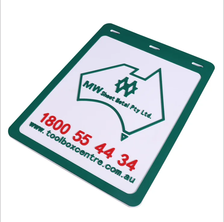 logo can be printed rubber mud flaps for trailers