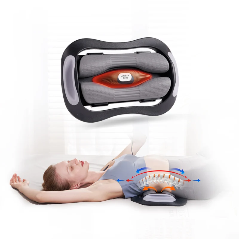 trending products 2023 new arrivals lumbar traction device comfortable heating lumbar traction back massager