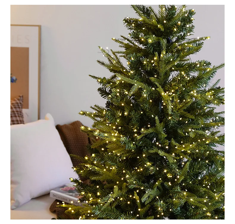 New high-quality Christmas tree encrypted PE+PVC material Christmas decoration lit Christmas tree