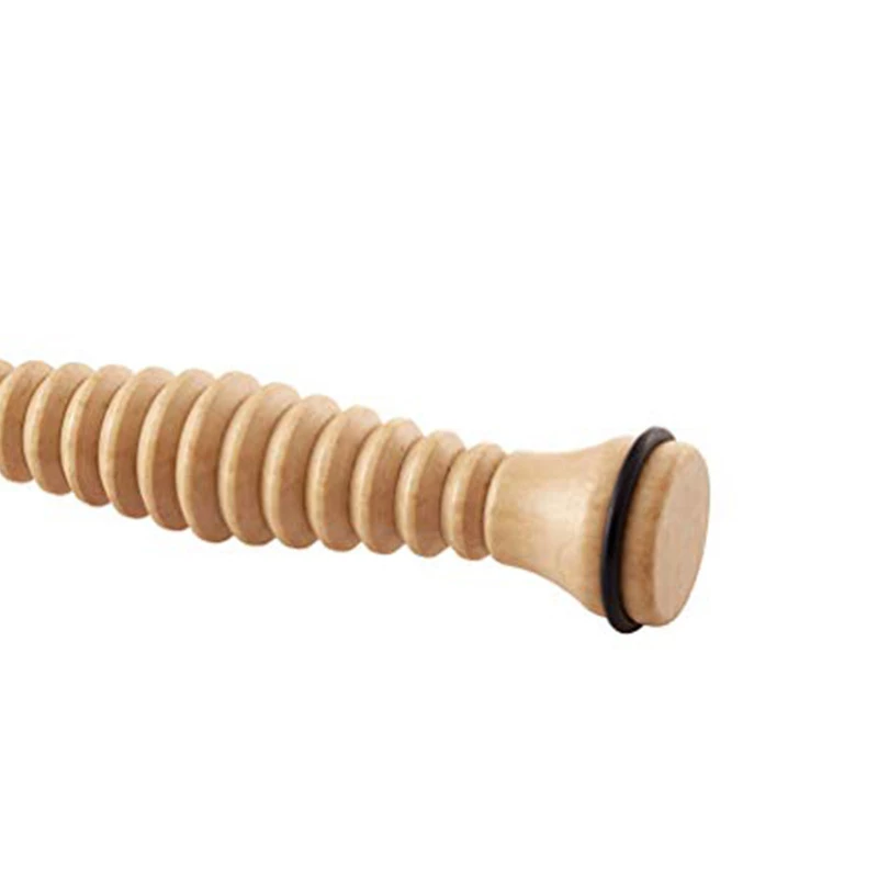 Promotional Home Use Plantar Fasciitis Stress Relaxation Body Back Anti Cellulite Manual Wooden Foot Roller Massager