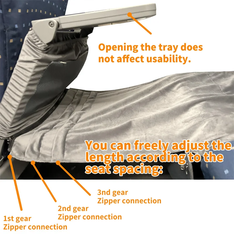 Toddler Airplane Bed Travel Essentials Airplane Kids Seat Extender to the Tray Portable Toddler Bed Travel Essentials for Flying