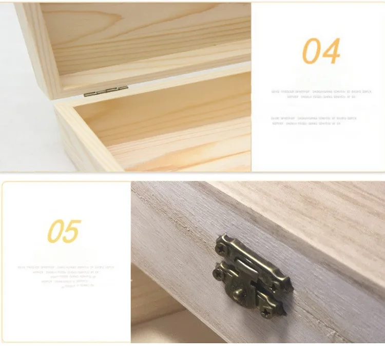 Chuanghua Custom Wood Christmas Gift Box Gift Boxes With Acrylic glass Windows Gift Wooden Boxes With Handles