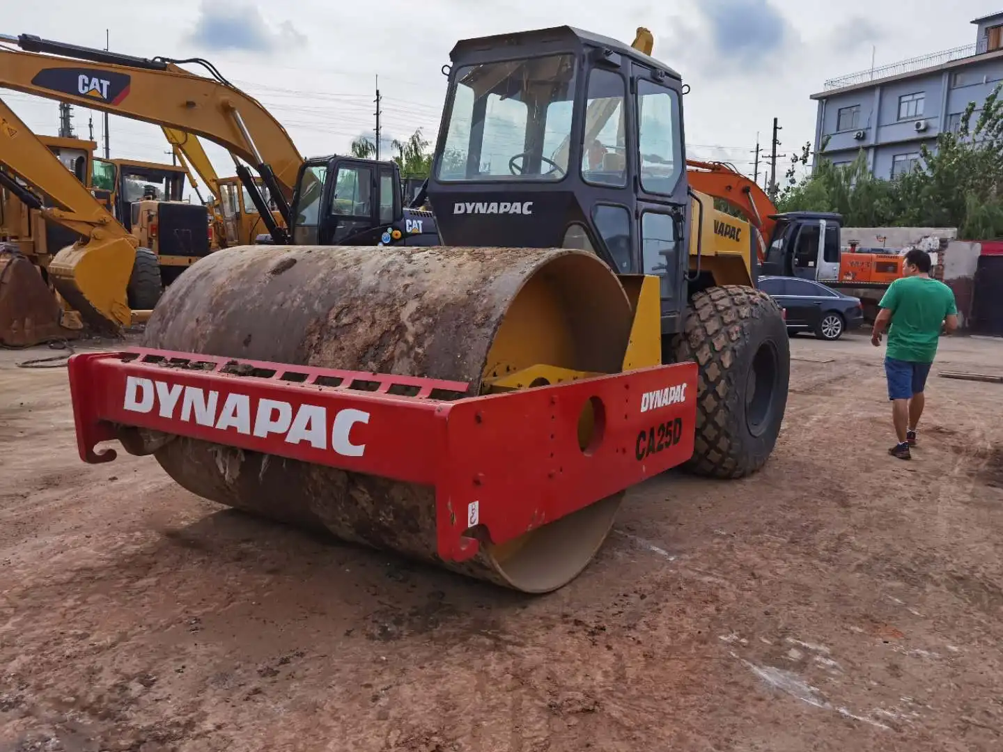 Б/у дорожный каток dynapac CA25D, по низкой цене, б/у, уплотнитель dynapac CA251D, дорожный каток CA25D