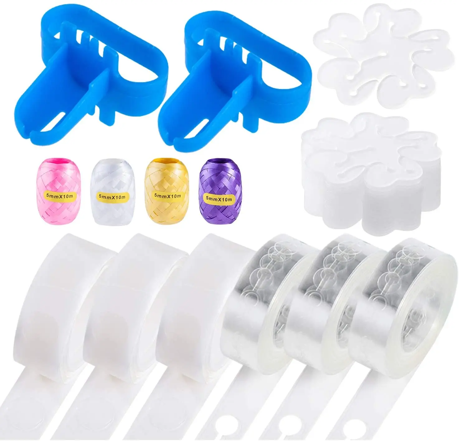 Balloon Arch Kit Pack of  Decorating Wall Hooks, garland strip, glue dot for DIY Balloon Garland