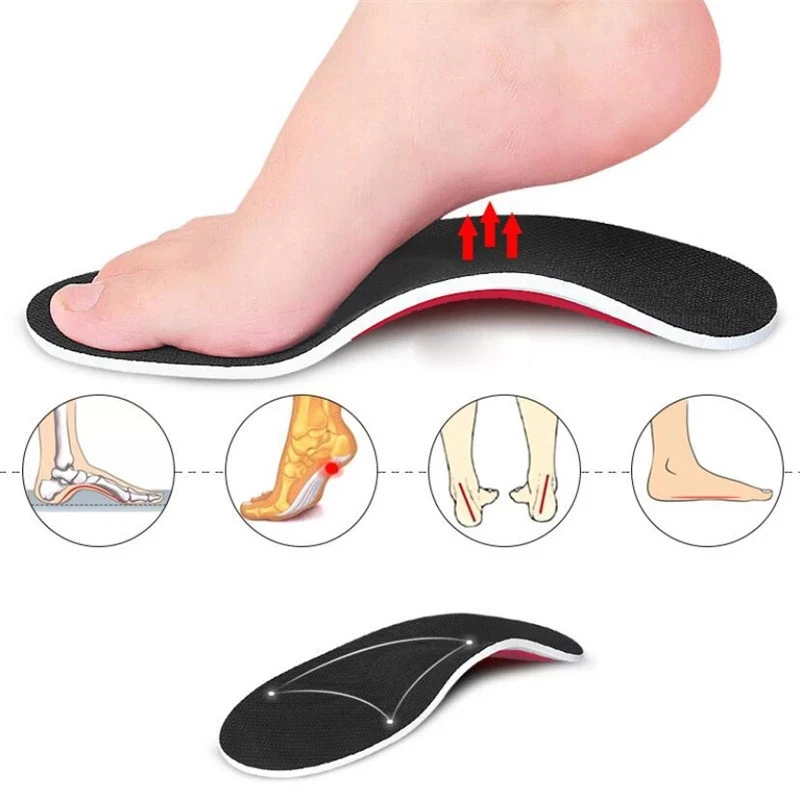 Orthotic Insole Arch Support Flatfoot Orthopedic Insoles For Feet Ease Pressure Of Air Movement Damping Cushion Padding Insole