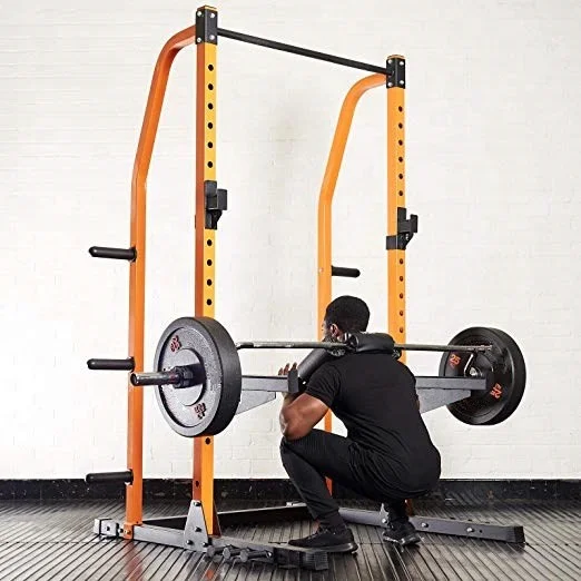 7ft Safety Squat Bar Include Two Quick Release Collars Heavy Duty 24kg Solid Steel Bar