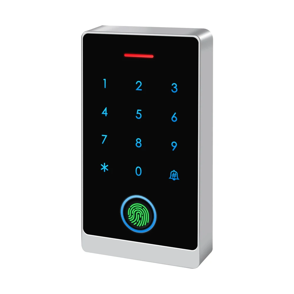 HF8 Водонепроницаемый Открытый IP66 125 кГц и 13 56 мм Гц RFID считыватель карт Биометрические отпечатки пальцев двери контроля доступа для офиса квартиры
