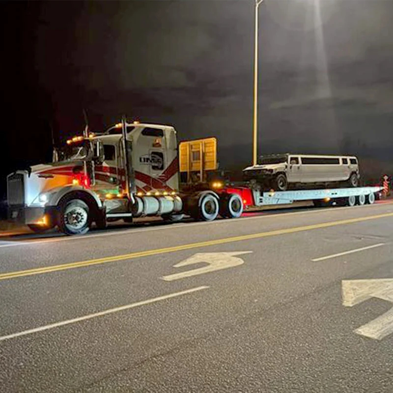 Newly manufactured 3 axle professional transport large equipment metro 50 ton trailer for sale