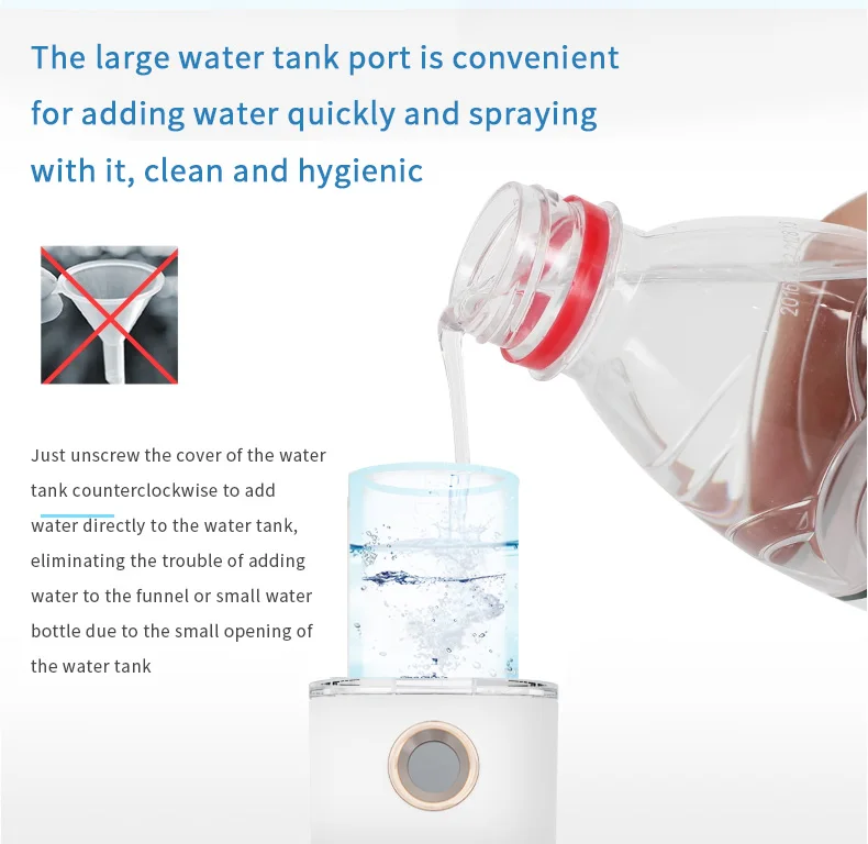 Mini Portable Electric Face Humidifier Facial Nano Mist Spray Machine Nano Mist Sprayer for Moisturizing Skin