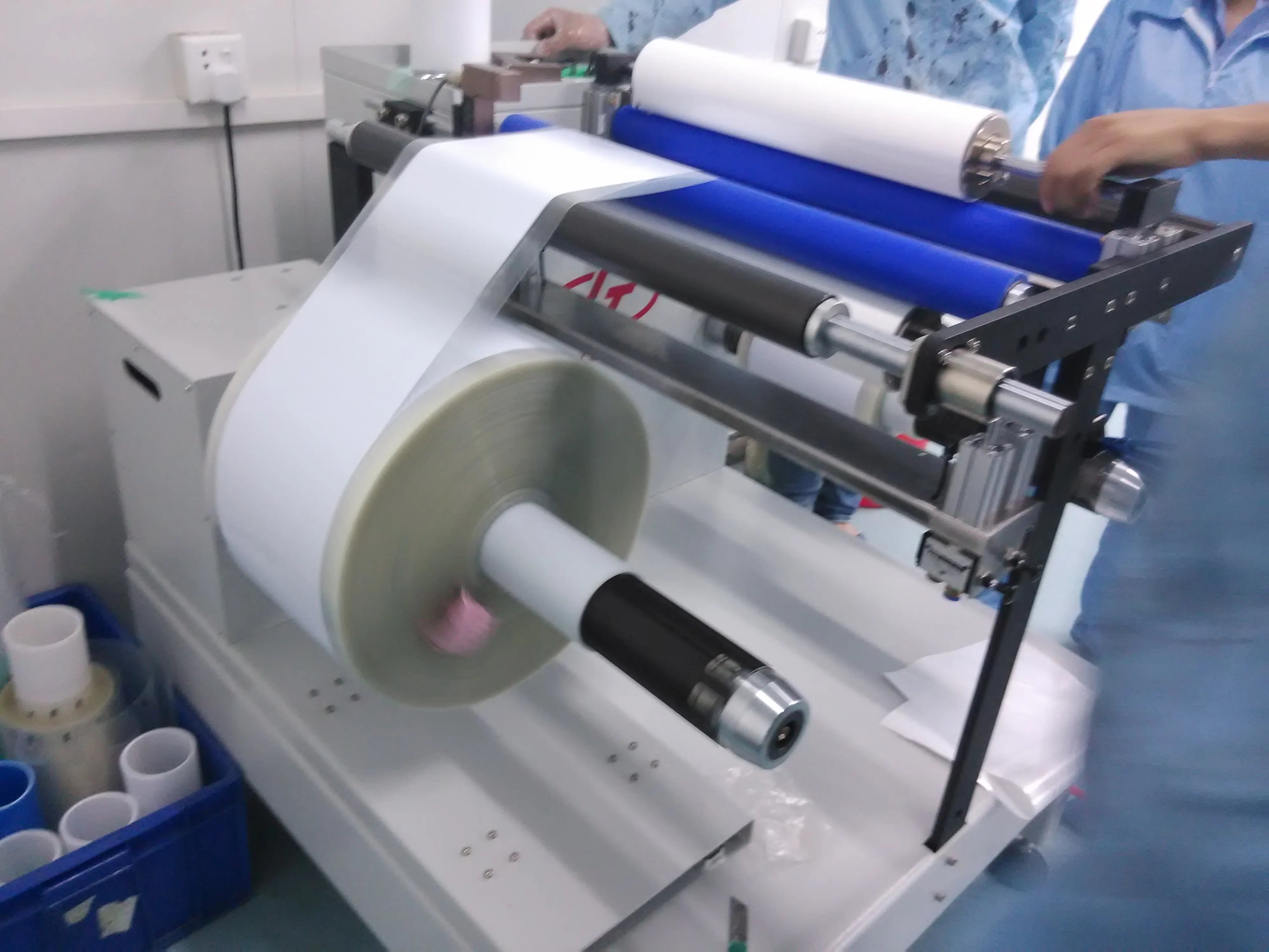 Rewinding Machine with Cutting Function and Control Panel