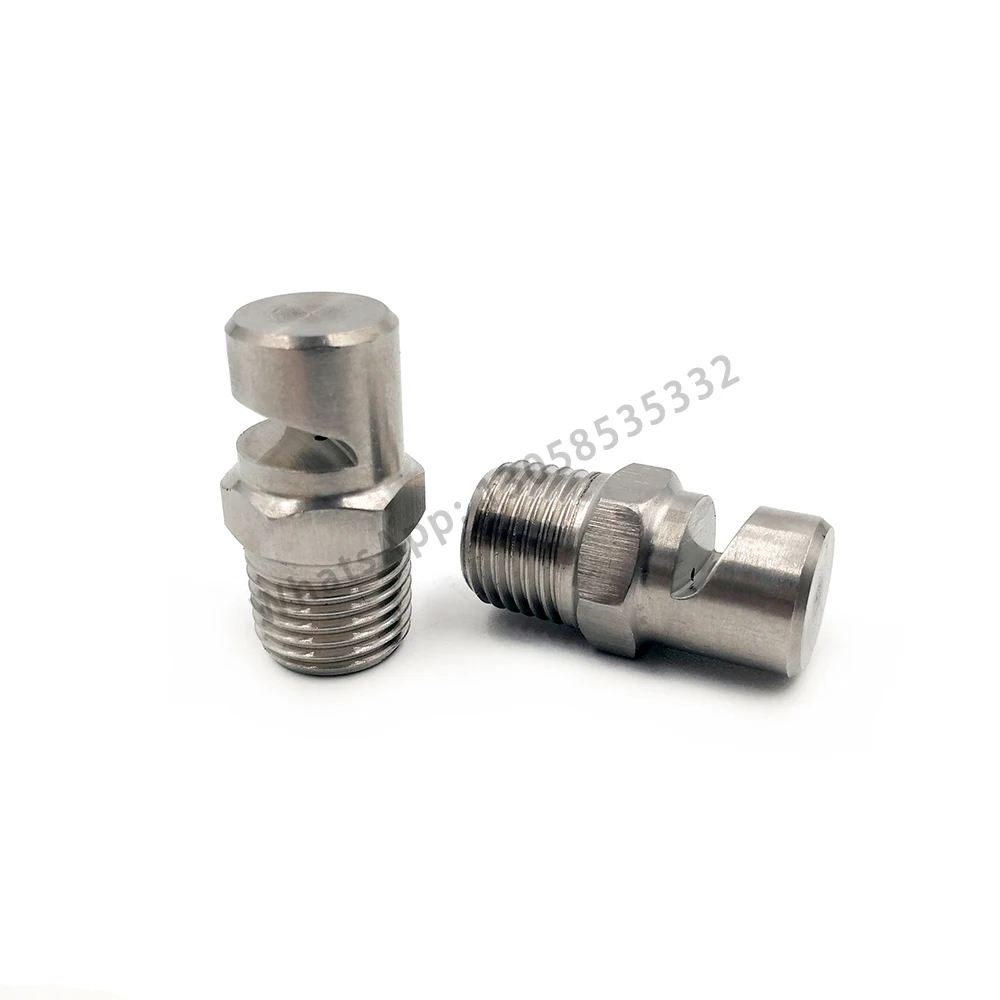 304ss Wide Angle Flat Spray Washing And Cleaning Nozzle, Deflected Type Wide Angle Flat Fan Spray Nozzle