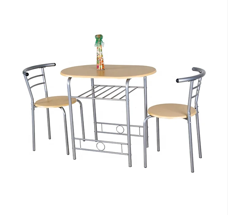 YuKai Best sale dining table 1 table and 2 chairs for indoor furniture lunch table for office-kitchen DS-811