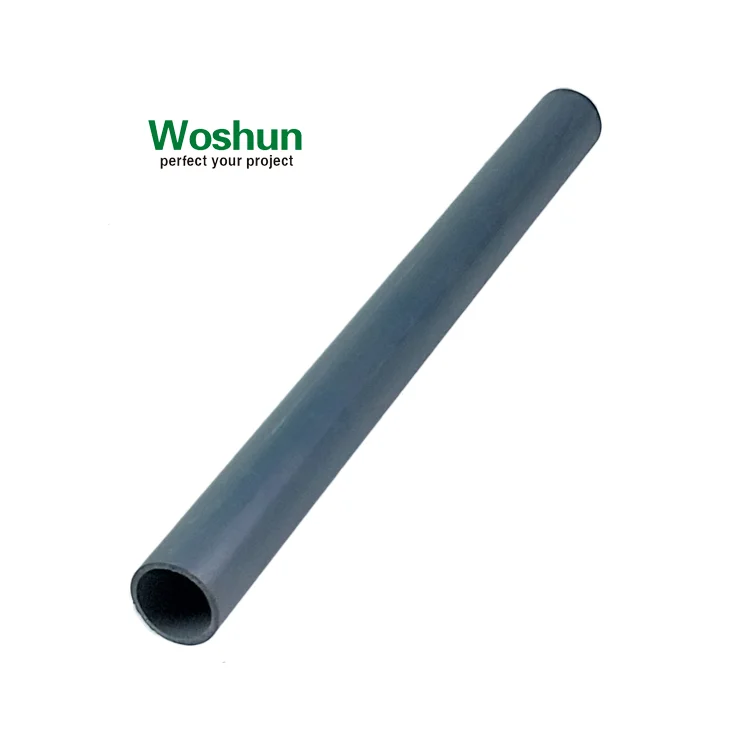 ABS PE PP Pvc Extrusion Plastic Tube Building Construction Materials Black Pvc Rounded Pipe Pc Pvc Pipe Plastic Tube