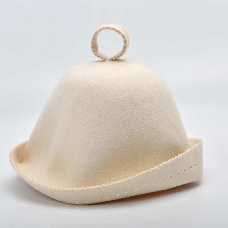 Felt Sauna Hat Moisture-Wicking and Insulating Sauna Accessory Sauna Hat Wool