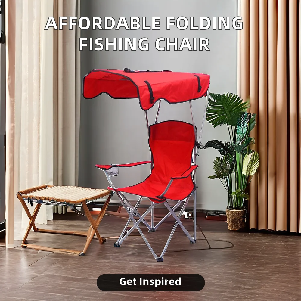 Прямая поставка с завода портативное складное кресло навесом для пикников кемпинга и рыбалки