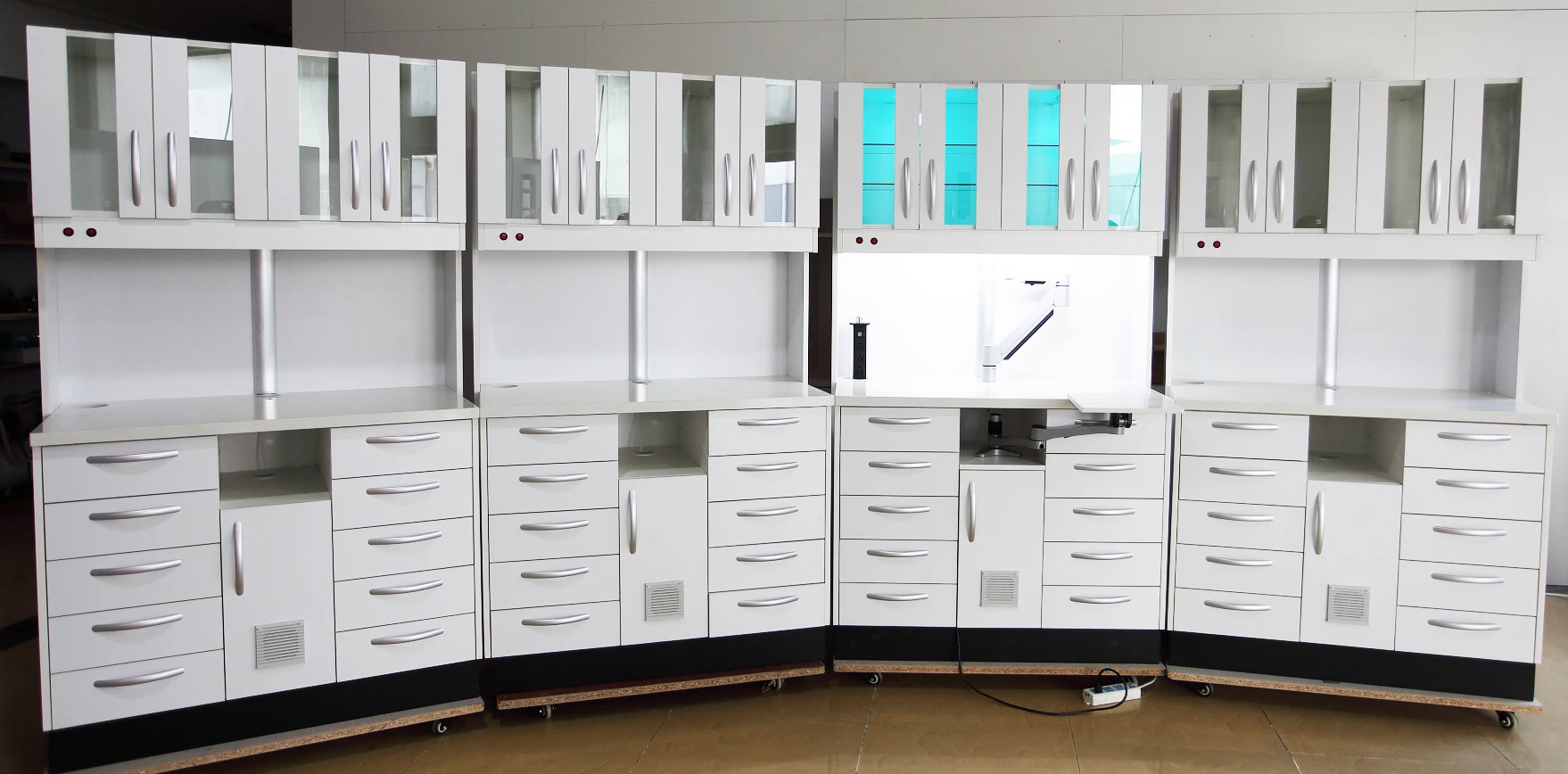 Medical Hospital Custom Trolley Dental Office Lab Laboratory Cabinet Furniture for Clinic with Sink for sale