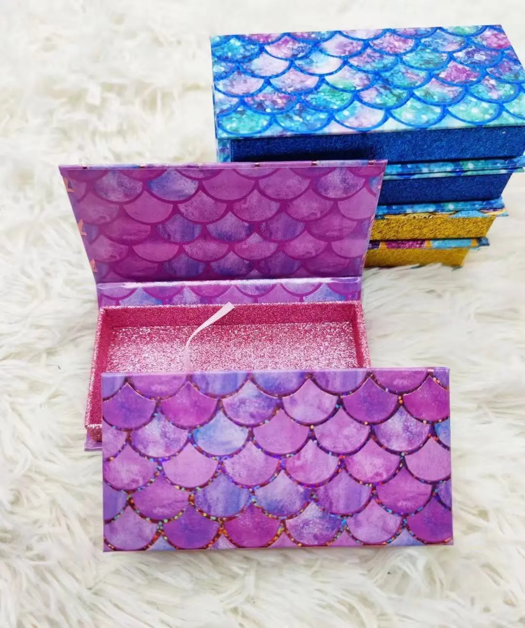 light purple lash boxes magnetic lash box with lash box tray