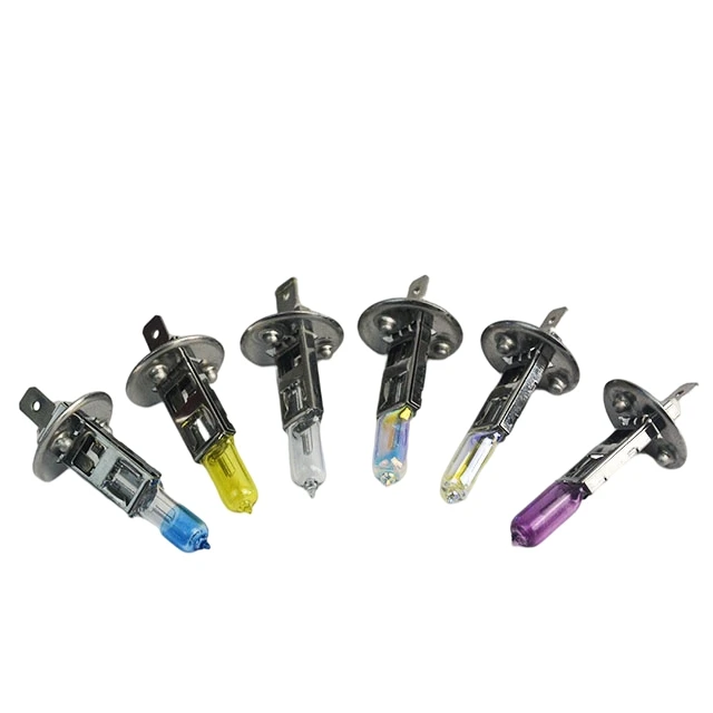 Car accessories atmosphere H1 24V 55W 70W  quartz glass stainless iron base long life white car light halogen bulb
