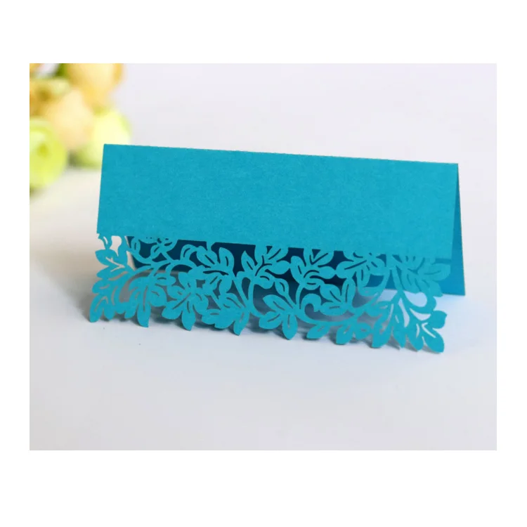 Hollow Out Luxury Table Name Place Cards Wedding Christmas Birthday Party