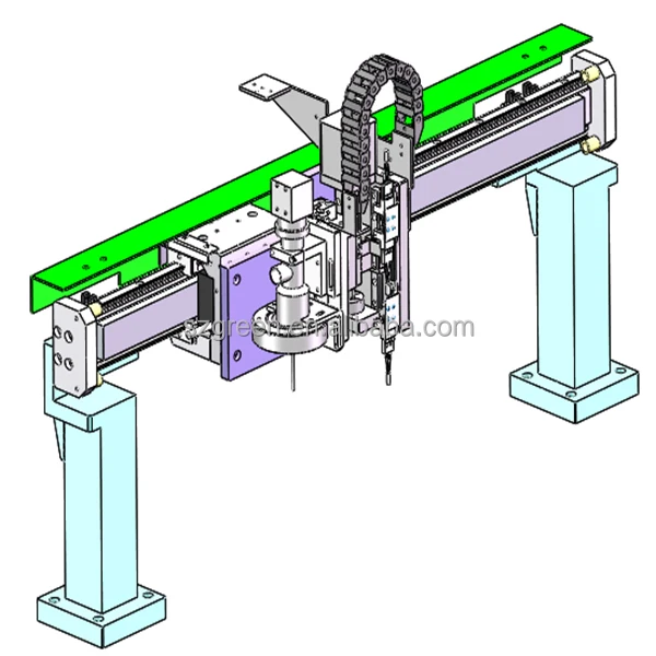 Green Duplex Laser Solder Ball  Welding Machine  LAB201 For FPC and PCB/Wire Rod and PCB/ THT Plug-in Device Welding