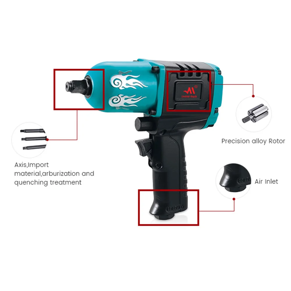 Mechanical Twin Hammer Air Power Pneumatic Impact Tools Set for Cars