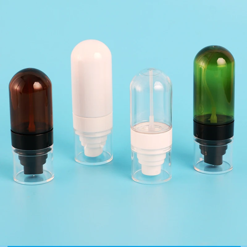 Blue Facial Cleanser Pump Covers Bottle Skin Care Container Hand Sanitizer Spray Empty Plastic Upside Down Pump Bottle Gel