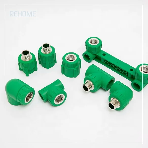 Factory PPR Plumbing Tools Pipe Fittings OEM Square Male Casting Water Supply PPR Bend Bridge Fitting Elbow