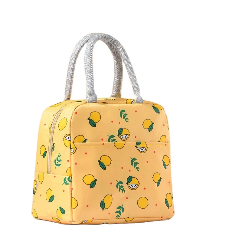 2022 mini Cooler Lunch Box Portable insulation Canvas Lunch Bag Thermal Food Picnic Lunch Bags For Women Kids