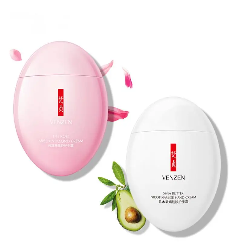 Hand Skincare Arbutin Rose Anti Wrinkle Hand Cream Travel Size Rejuvenating Nourishing Moisturising Shea Butter Hands Cream