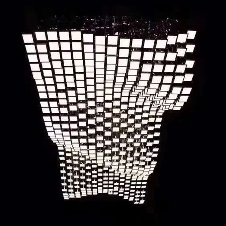 One-stop custom design cheap custom aluminum hotel lobby luxury led chandelier pendant lamp