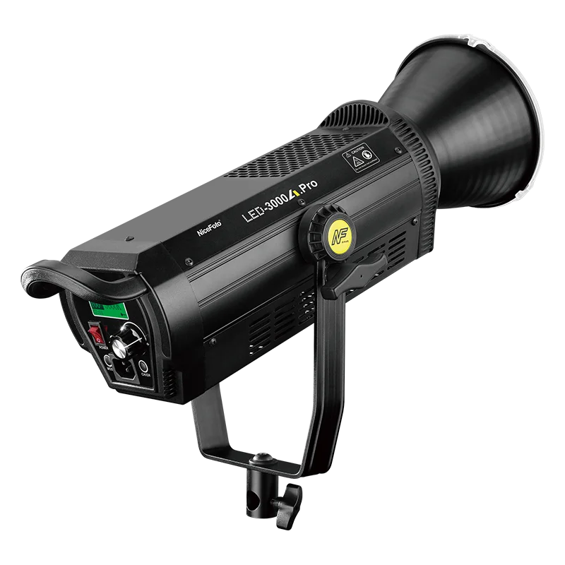LED-3000A.Pro Bi-color 2700-6500K NiceFoto 300W Professional Audio Video Lighting Bowens Mount Studio Film Light